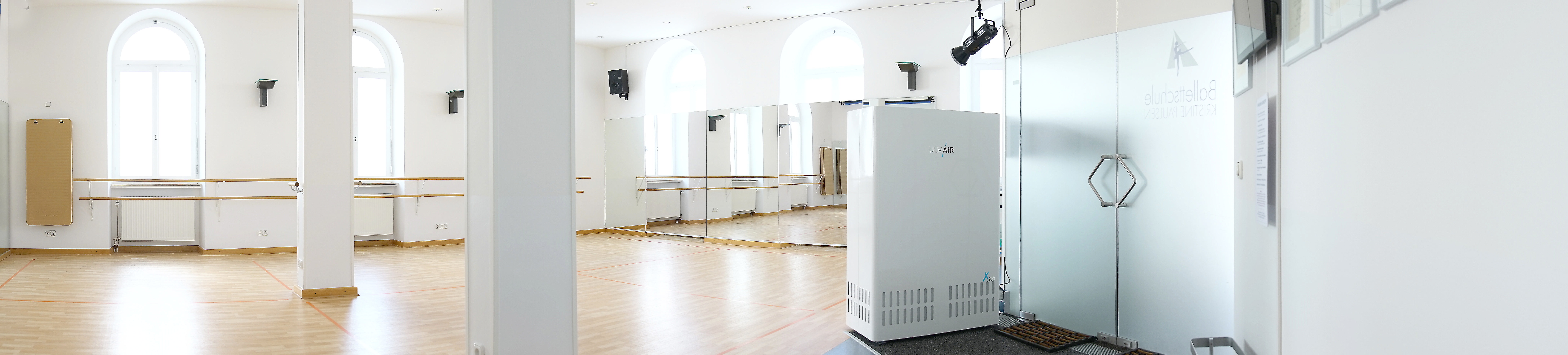 Ballettsaal der Ballettschule Paulsen, Ansicht 1